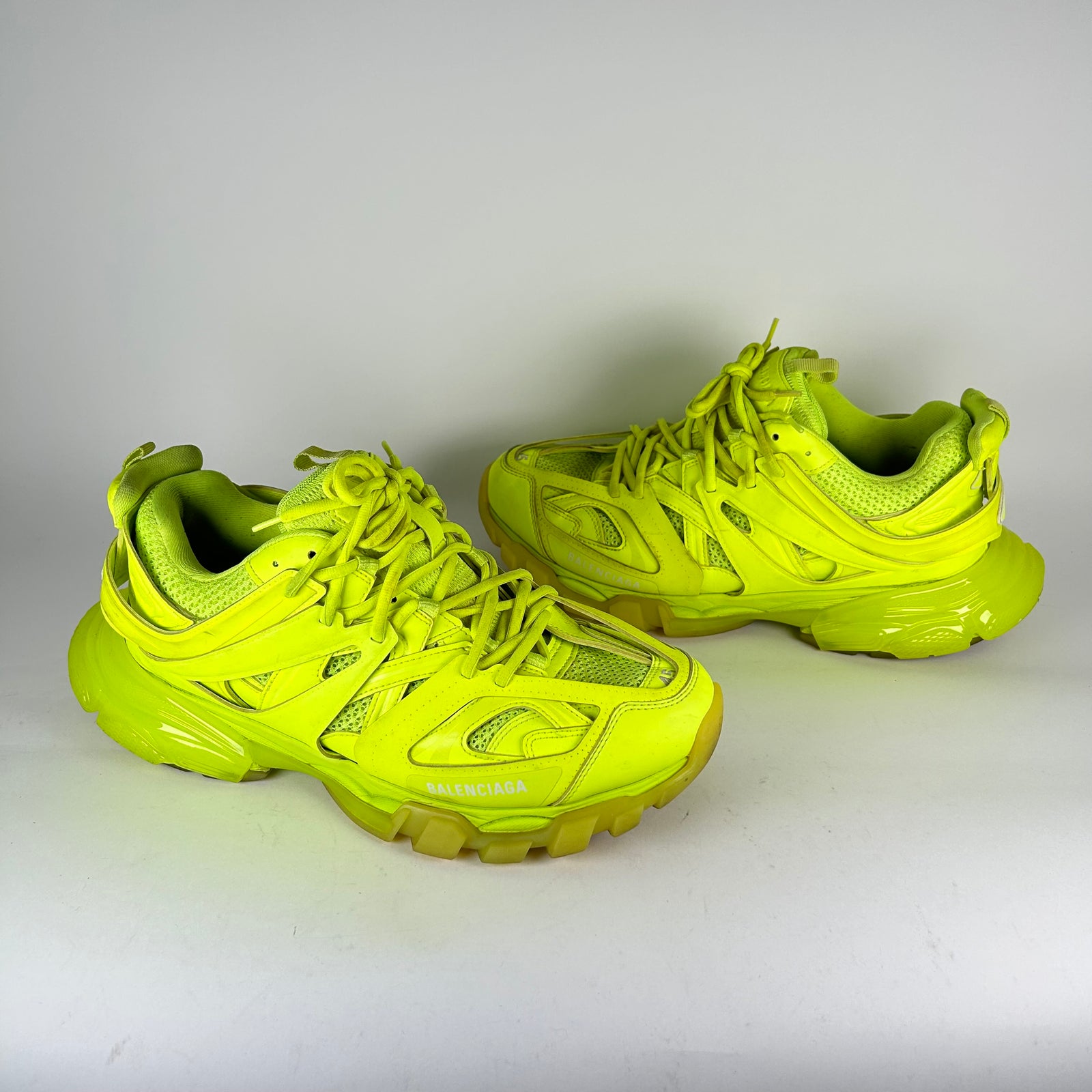 Balenciaga Tracks Neon Yellow Size 45