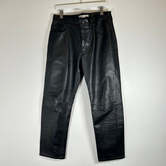 Acne Studios Leather Pants Size 34