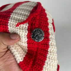 Charles Jeffrey Loverboy Red Striped Ears Beanie