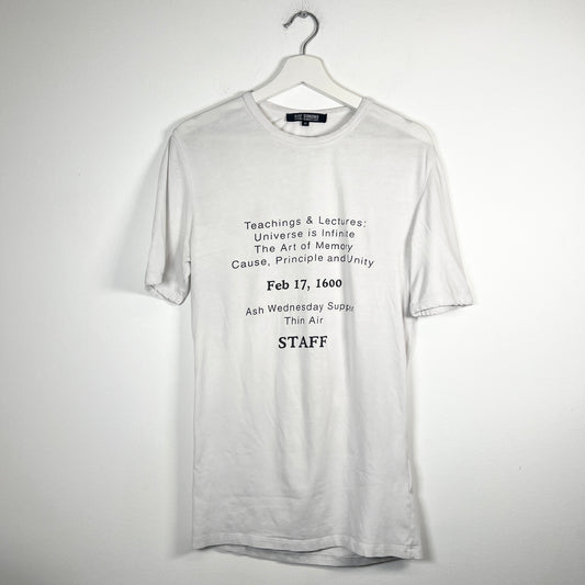 Raf Simons Staff 'History of The World' SS05 Tee Size M