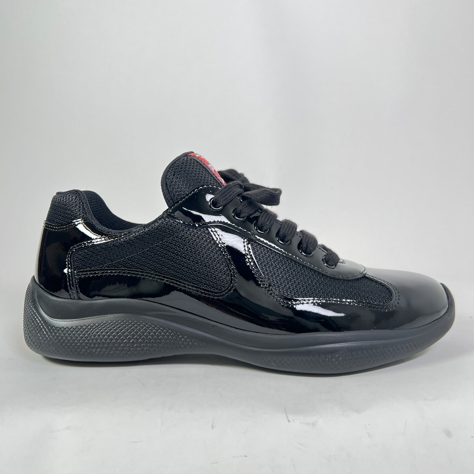 Prada Black Patent Leather America Cups