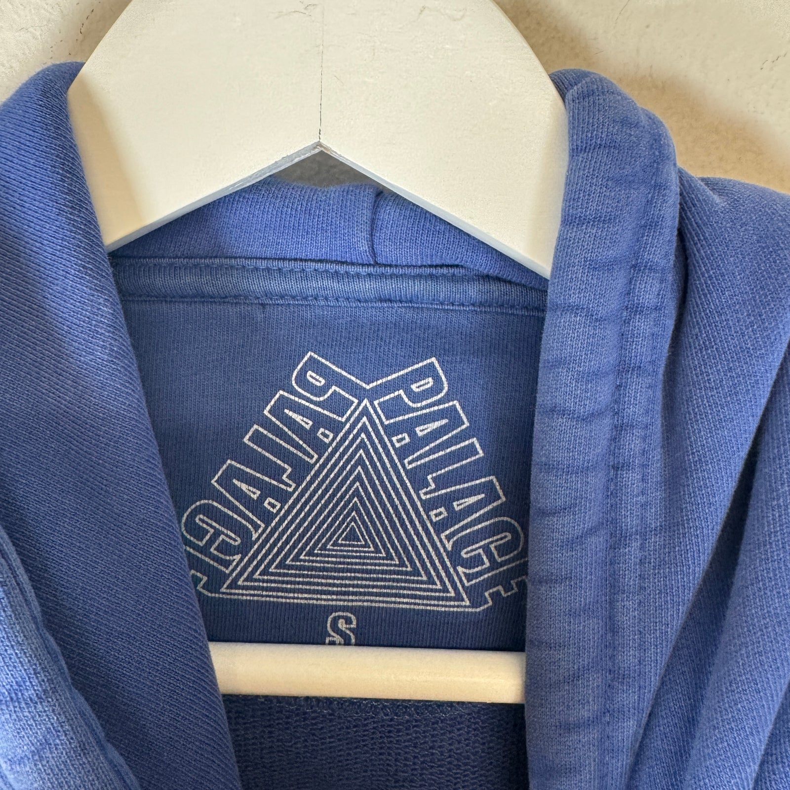 Palace Blue/Yellow Pro Team Hoodie Size S