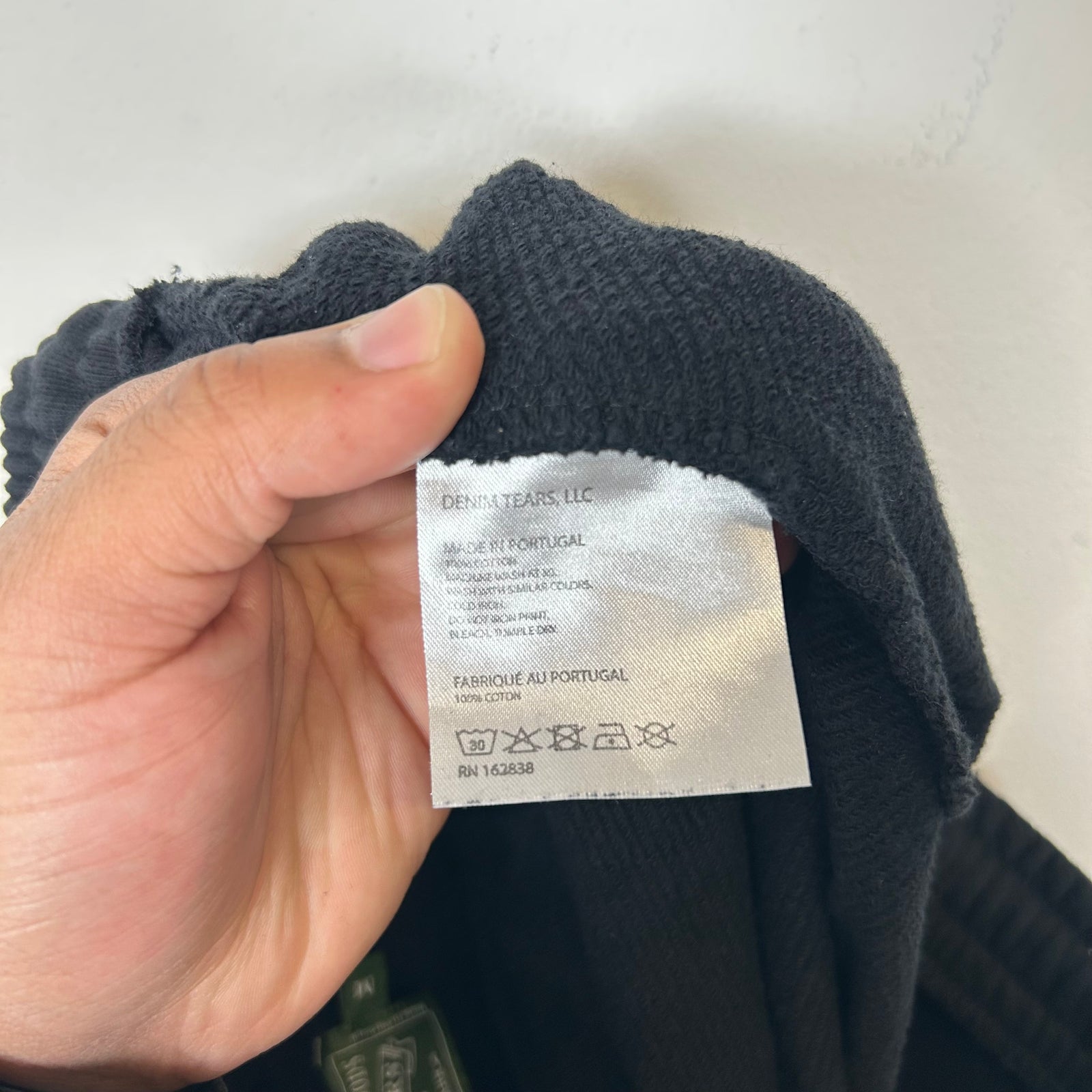 Denim Tears Black Wreath Sweatpants Size M