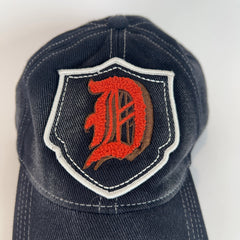 Diesel Military 'D' Logo Washed Denim Patch Hat