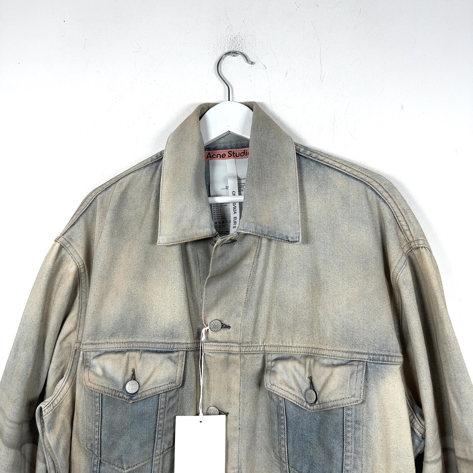 Acne Studios Oversized Lightwash Denim Jacket