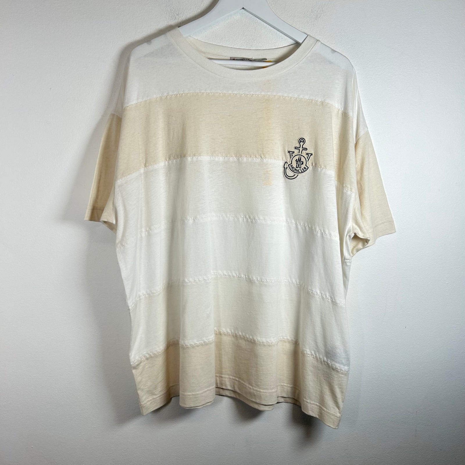 Moncler Genius x JW Anderson Stripe Patch Tee Size XXL