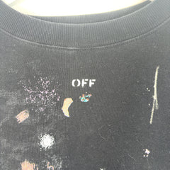 Off-White 'Seeing Things' Paint Spatter Arrow Crewneck