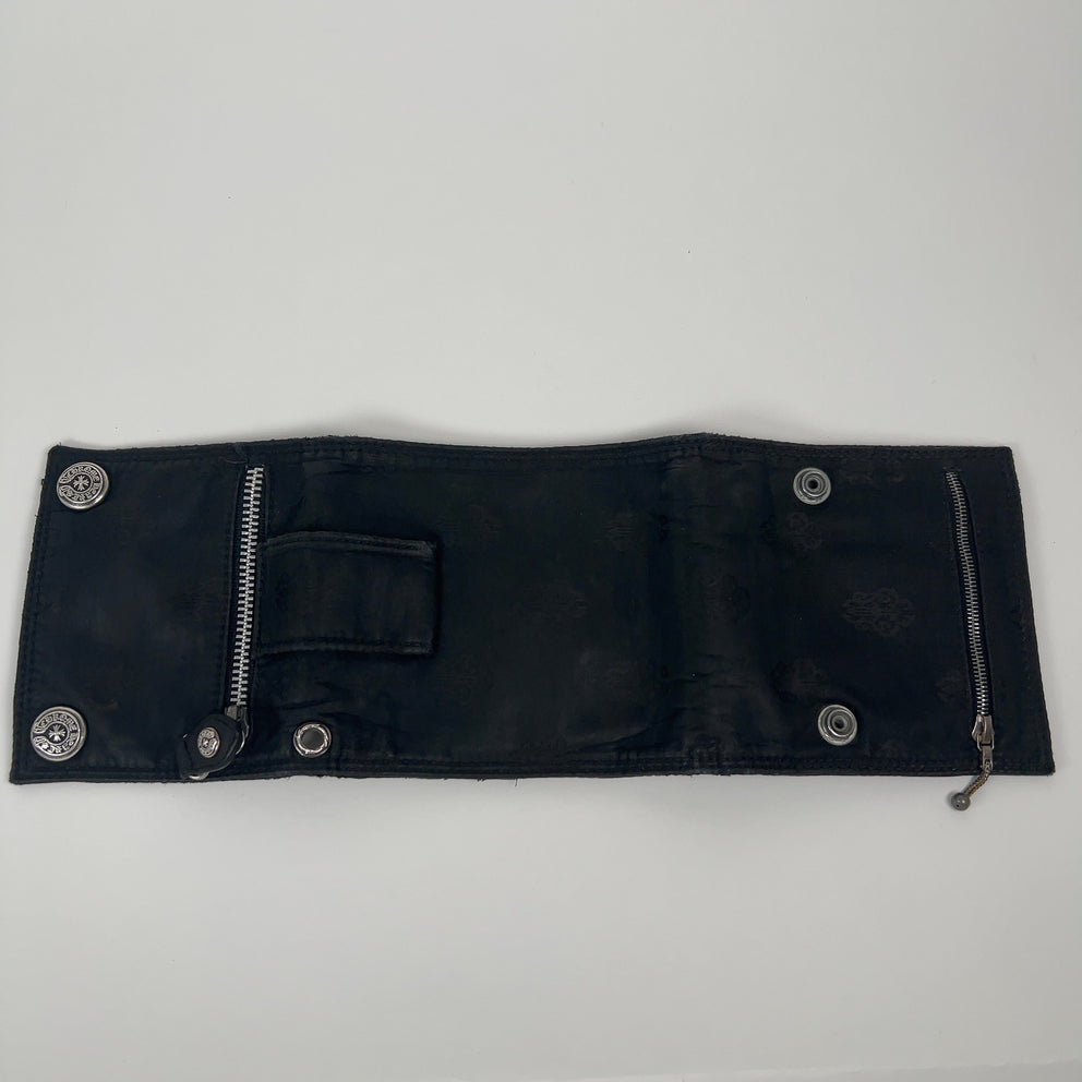 Chrome Hearts Nylon Motif Flap Wallet
