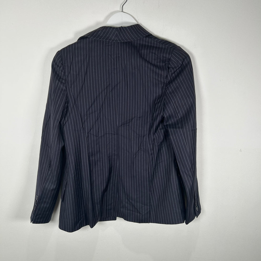 Carolina Herrera Navy Striped Blazer Size S