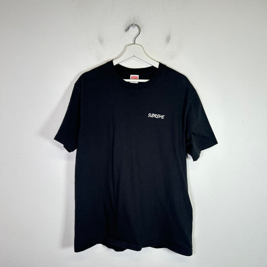 Supreme SS24 Black Cat Logo T-Shirt