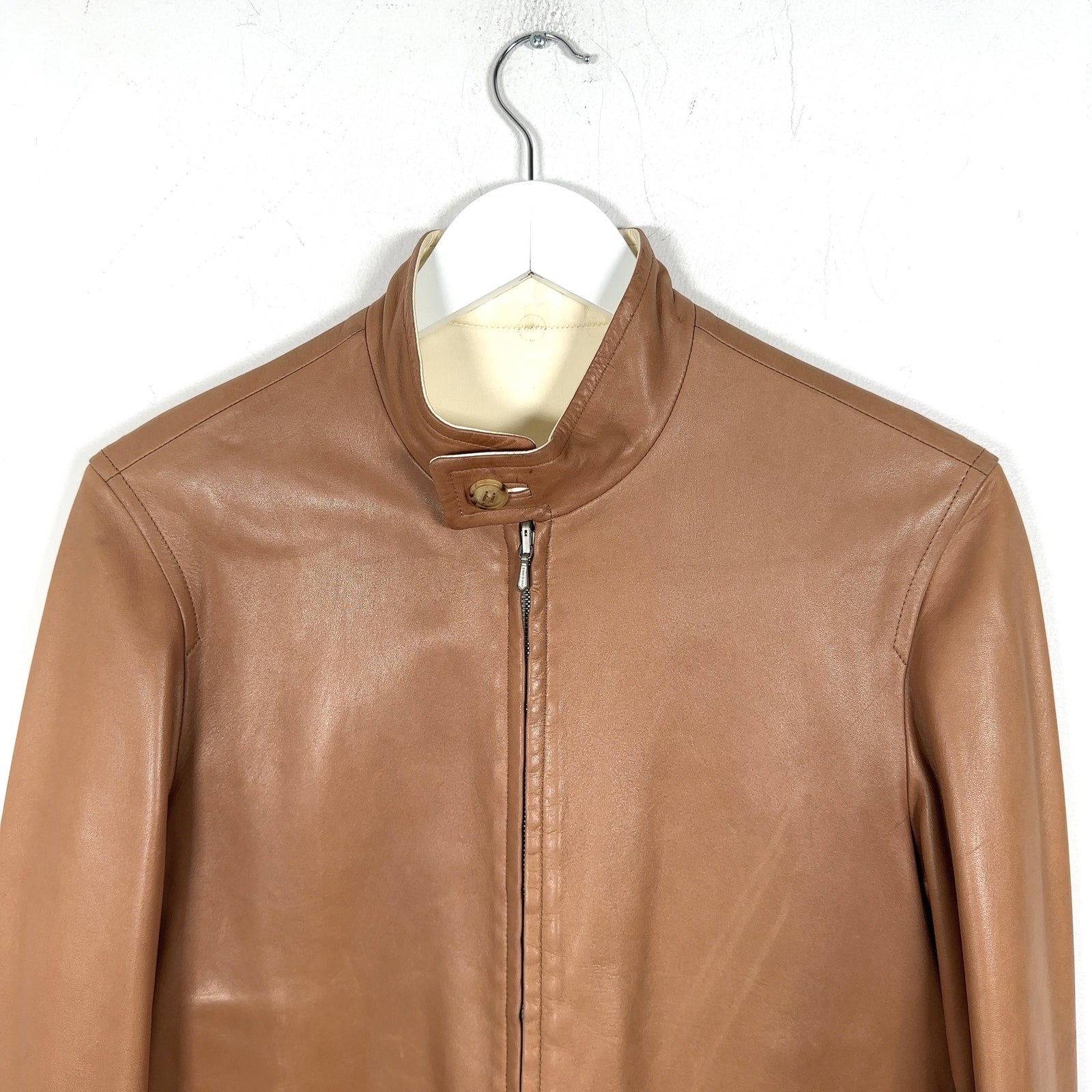 Hermes Reversible Lambskin Leather Jacket