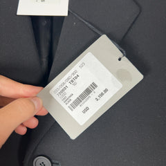 Balenciaga Barathea Black Duster Trench Coat