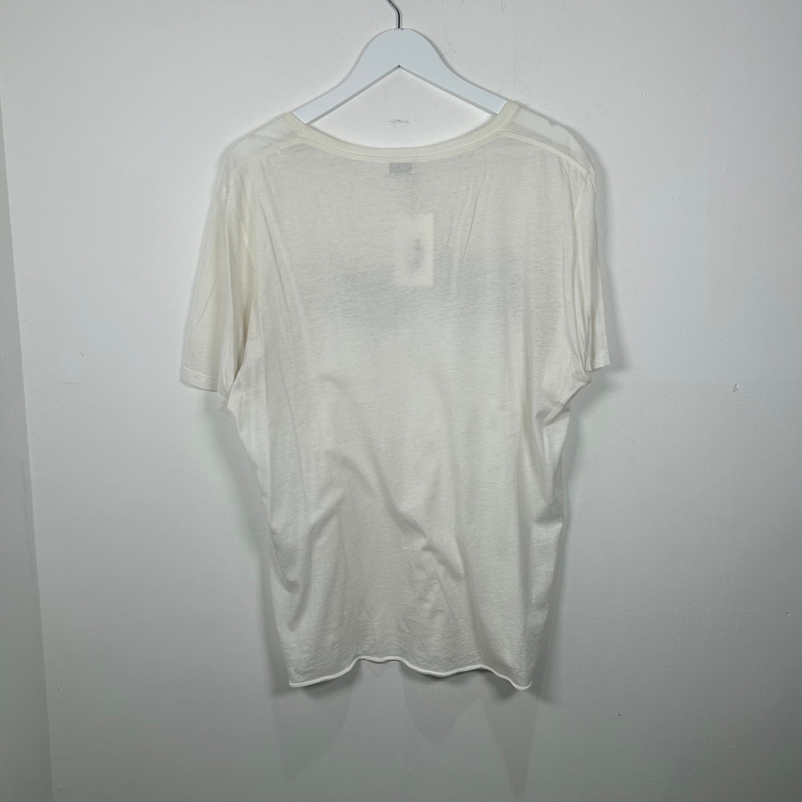 Saint Laurent White 'Trees' T-Shirt Size L