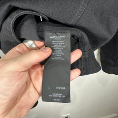 Saint Laurent Black Denim Jean Jacket Size L