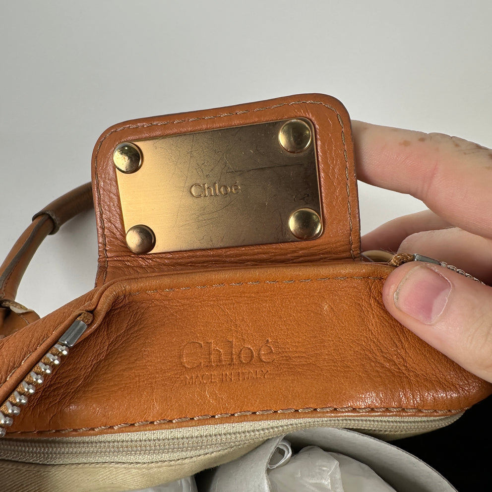 Chloe Paddington Lock Leather Handbag