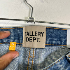 Gallery Dept Lightwash 5001 Paint Splatter Jeans Size 32