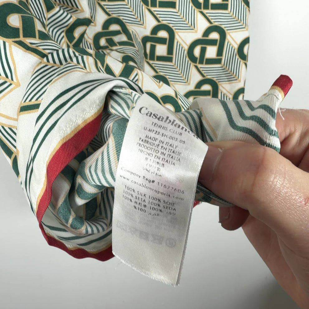 Casablanca Silk Pattern Shirt