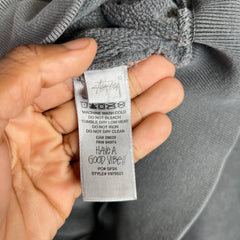Stussy Pigment Dyed Logo Zip-Up Hoodie