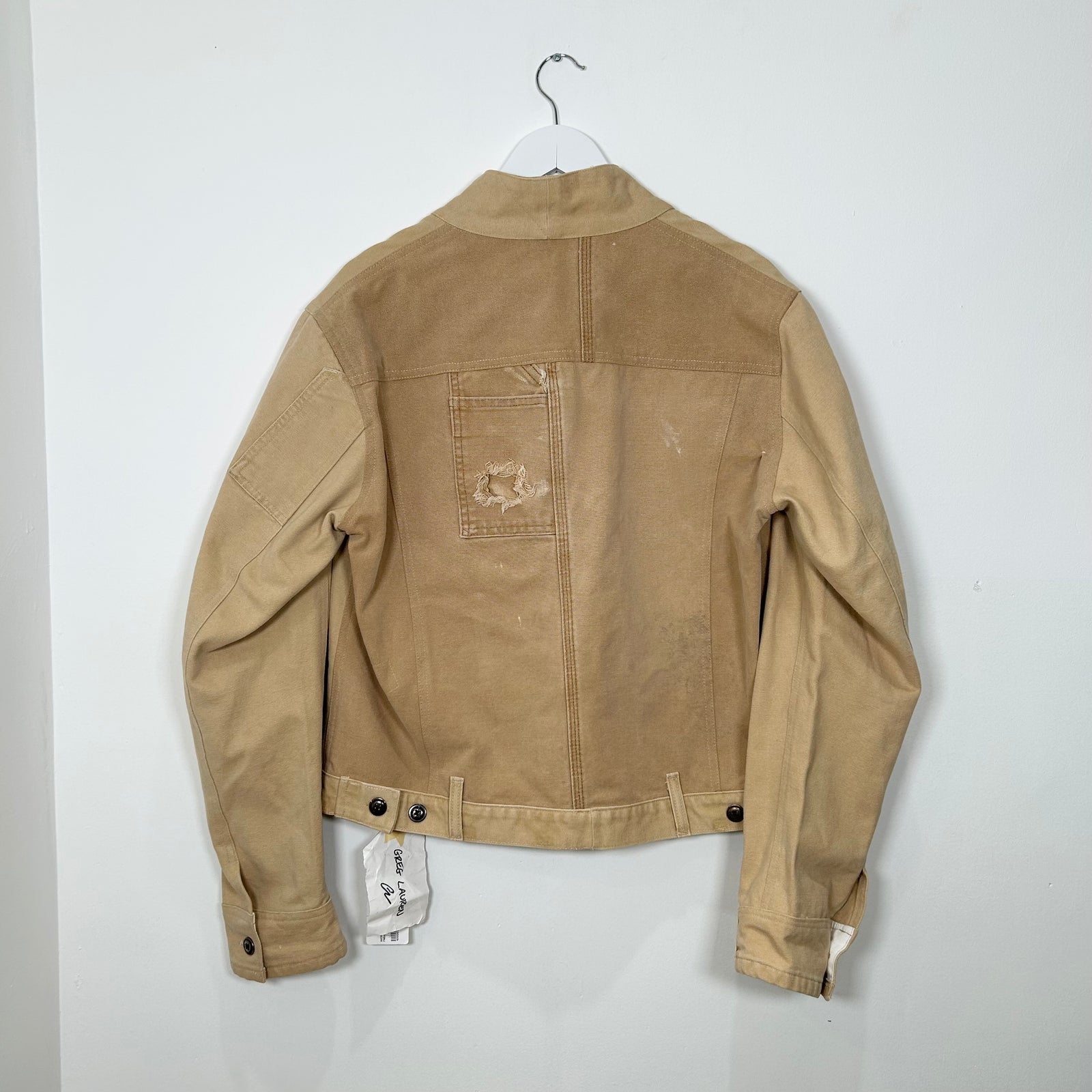 Greg Lauren Canvas Patchwork GL1 Jacket Size 2
