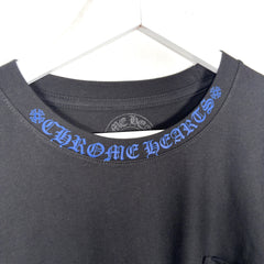 Chrome Hearts Neck Logo Black T-Shirt