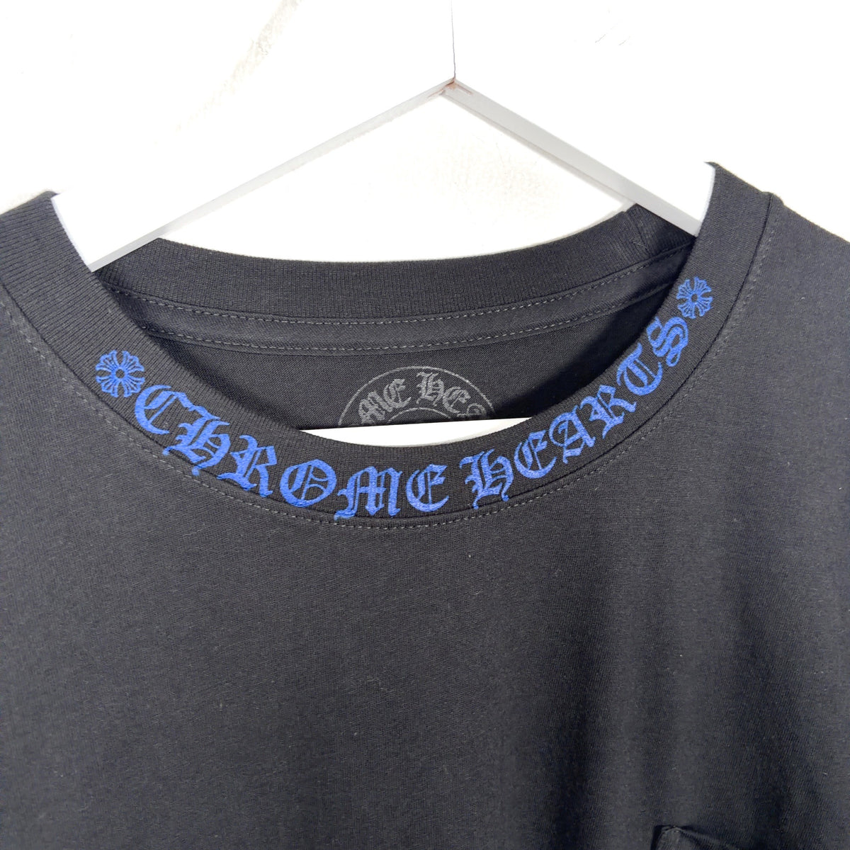 Chrome Hearts Neck Logo Black T-Shirt