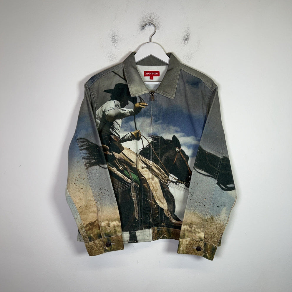 Supreme SS17 Cowboy Denim Trucker Jacket