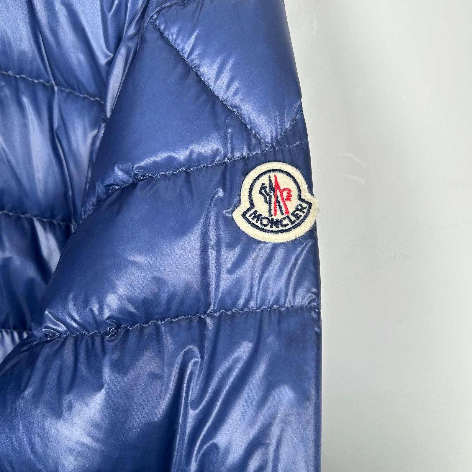 Moncler Acorus Blue Down Jacker Size 2
