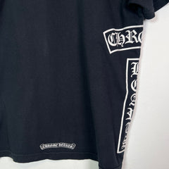 Chrome Hearts Black Vintage Fleur T-Bar Logo Pocket T-Shirt Size M