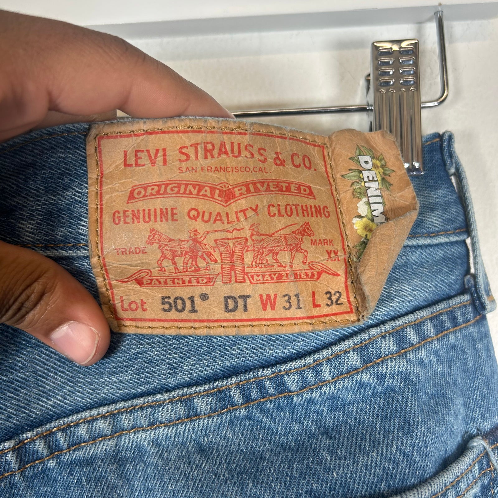 Denim Tears Lightwash Wreath Jeans Size 31