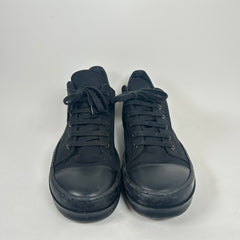 Rick Owens Drkshdw Black/Black Low Ramones Size 43