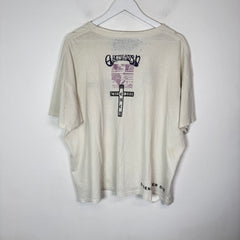 Paly White 'American Legends' Distressed T-Shirt Size L