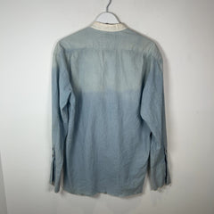 Greg Lauren Reconstructed Denim Tunic Shirt