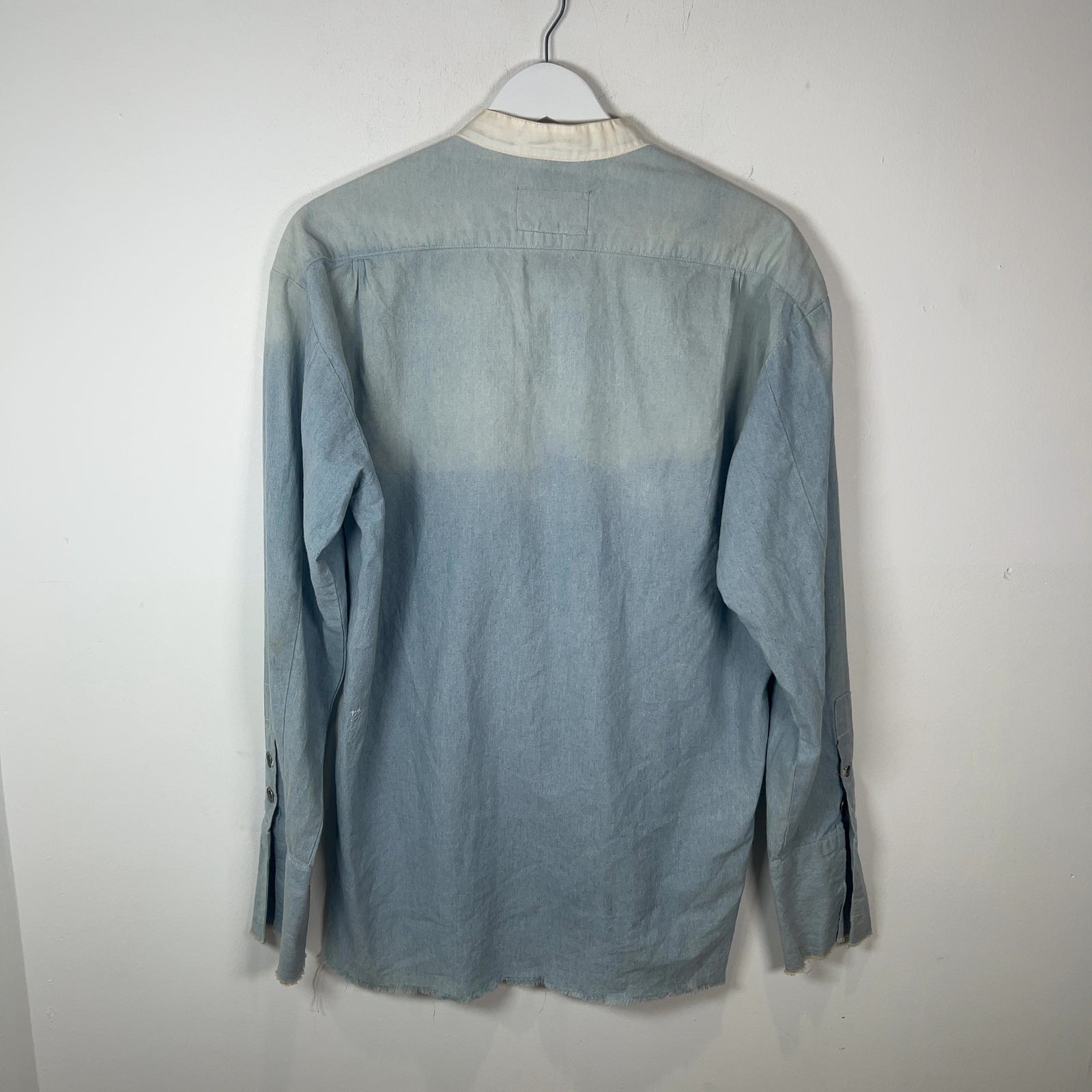 Greg Lauren Reconstructed Denim Tunic Shirt