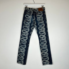 Hysteric Glamour Blue Snake Denim Size 28