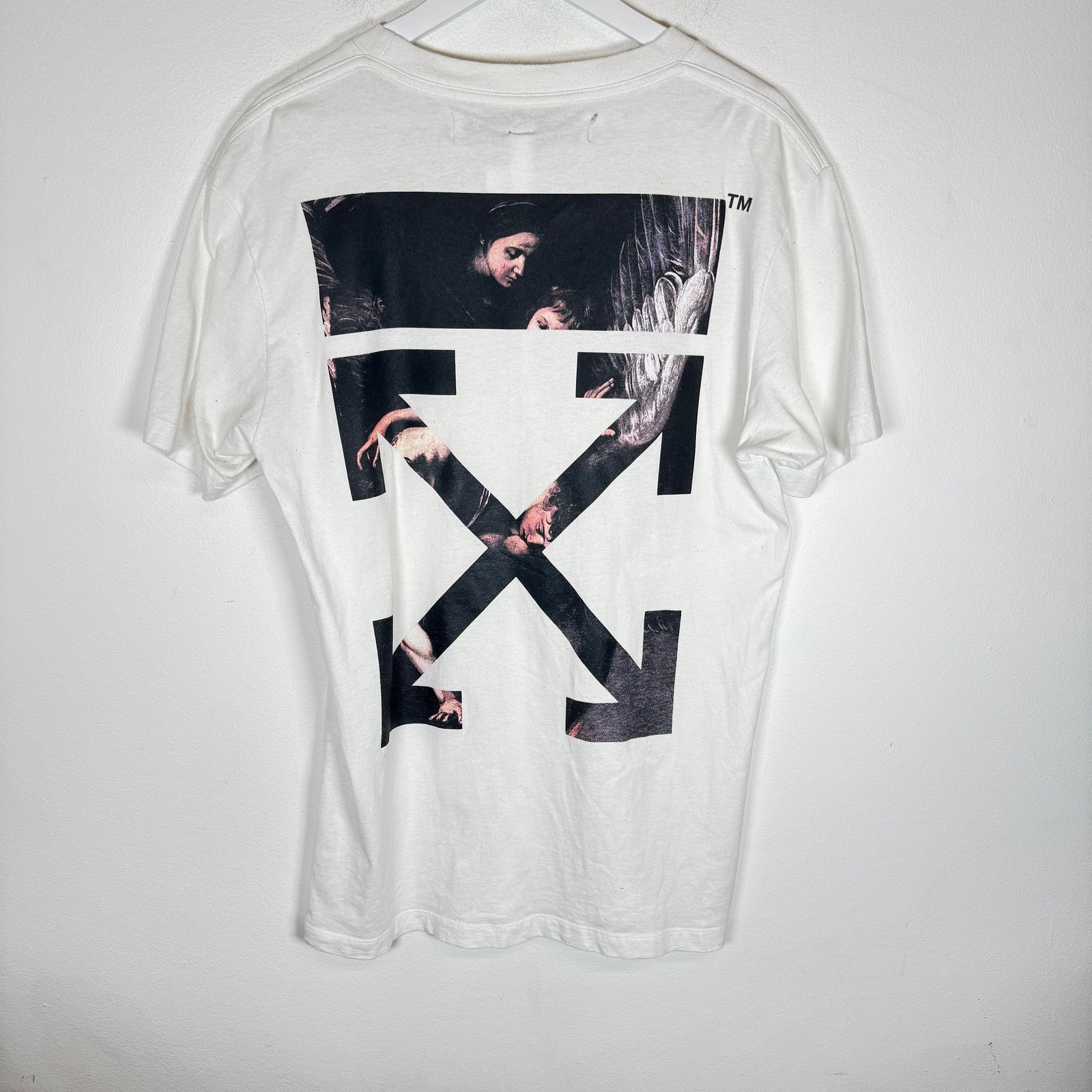 Off White Caravaggio Arrow Museam T-shirt Size L
