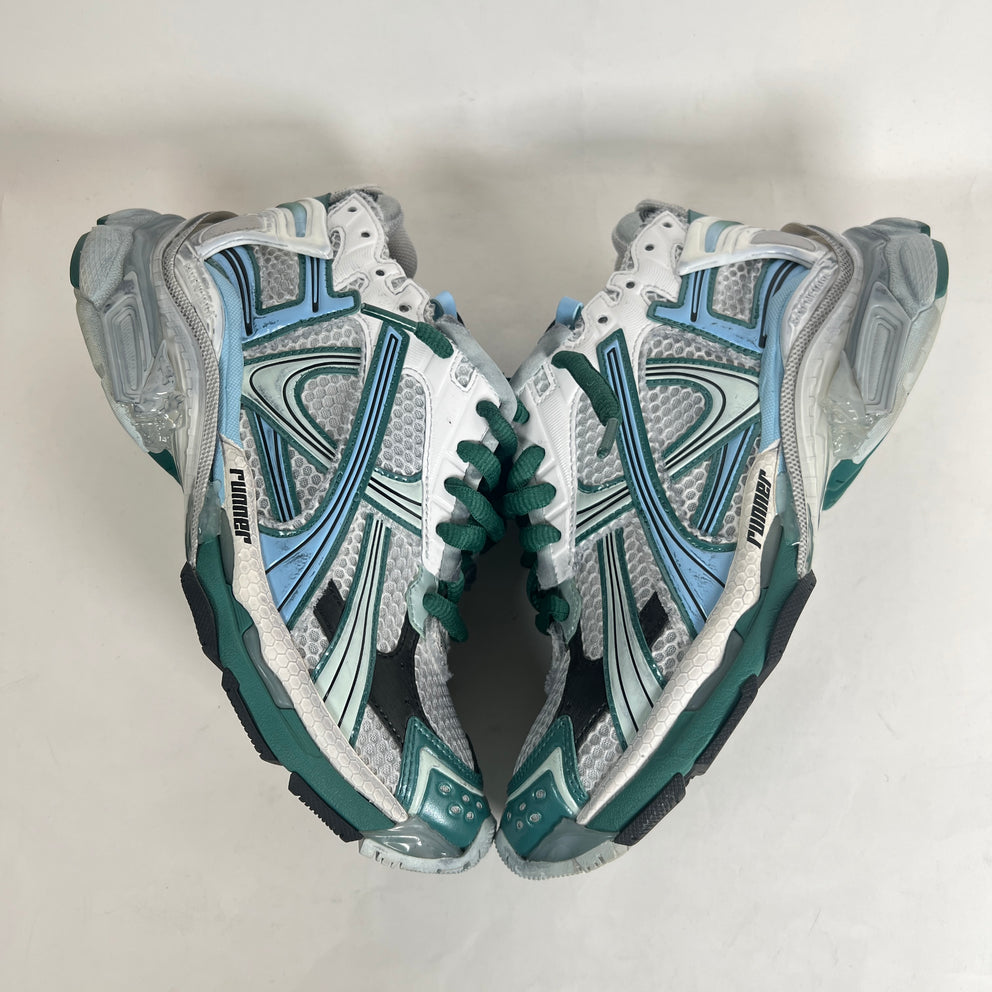 Balenciaga Green/Blue Runners Size 38