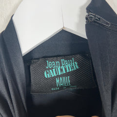 Jean Paul Gaultier Body Con Satin Turtleneck Longsleeve