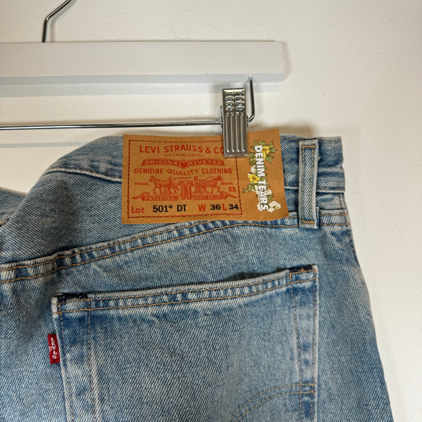 Denim Tears Lightwash Wreath Jeans Size 36