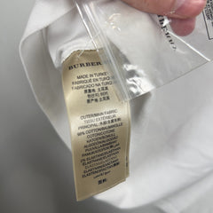 Burberry Brit White Scrunched Polo Shirt
