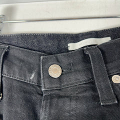 Helmut Lang Waxed Black Jeans