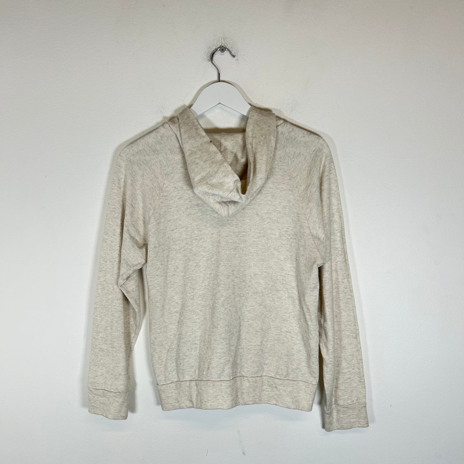 Ne-Net Grey Logo Zip-Up Hoodie Size S