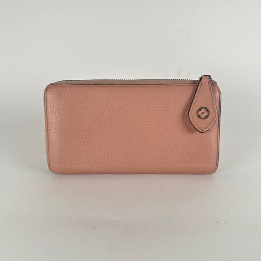 Louis Vuitton Pink Zip Around Wallet