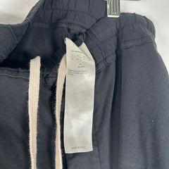 Rick Owens Prisoner Black Jogger Sweatpants Size L