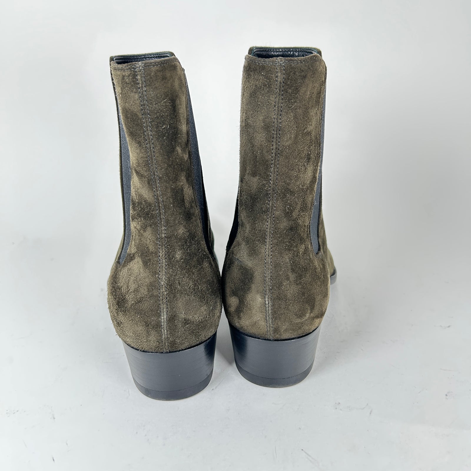 Saint Laurent Olive Green Chelsea Boot 41.5