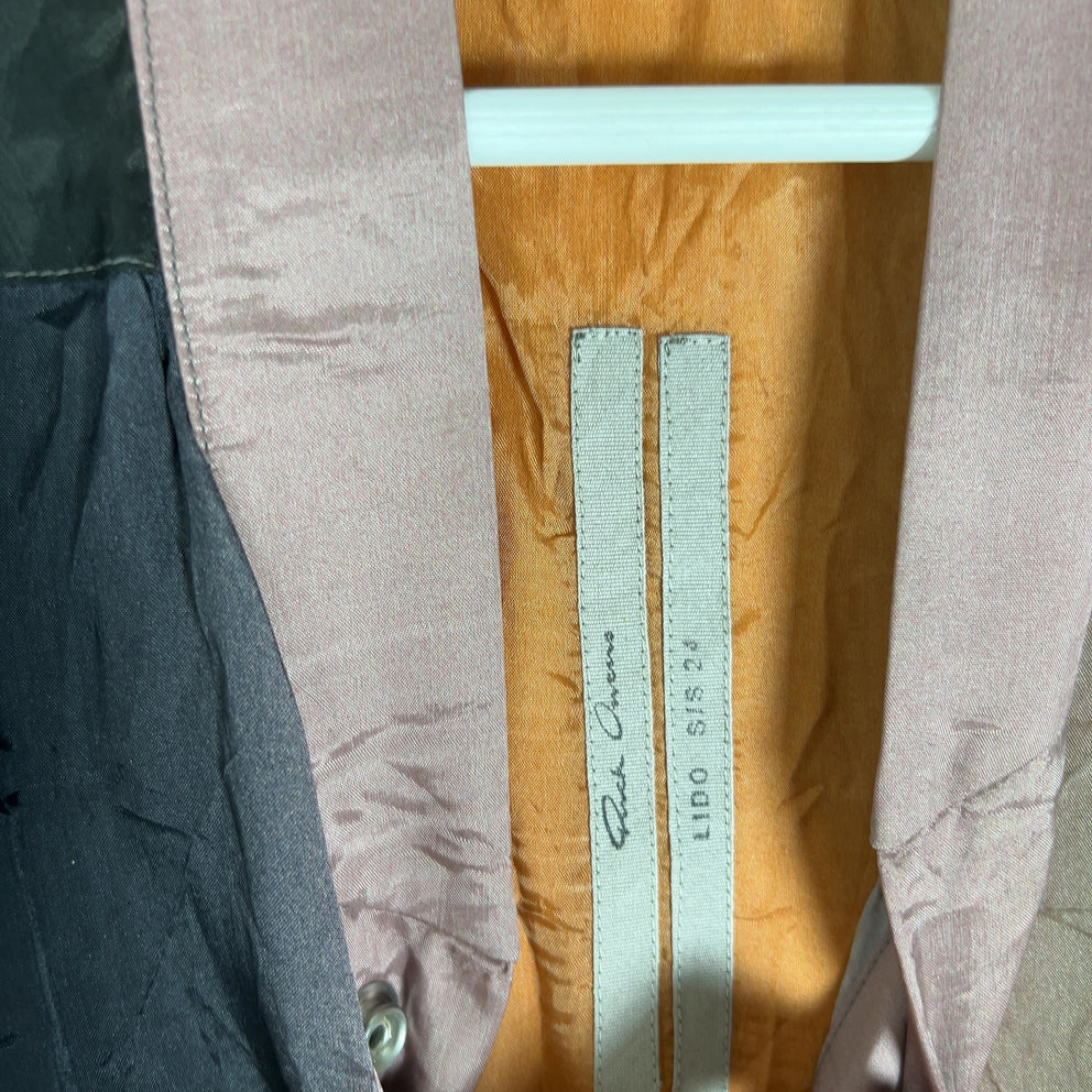 Rick Owens SS24 'Lido' Silk Degrade Button-Up Shirt