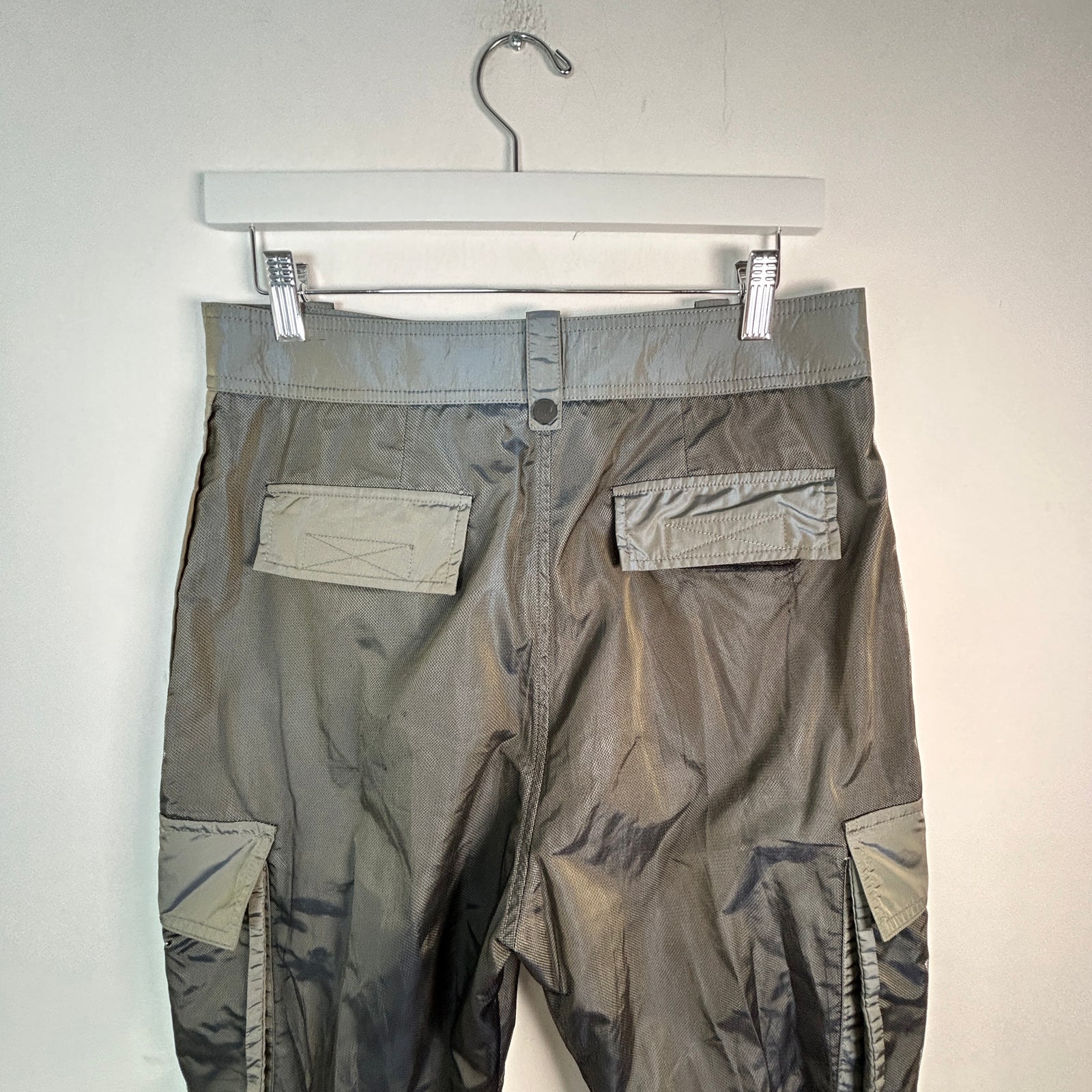 Dior Mesh Lace Nylon Cargo Pants Size 46