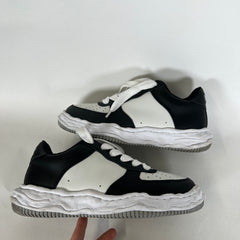 Maison Mihara White/Black Wayne Sneakers Sz 43