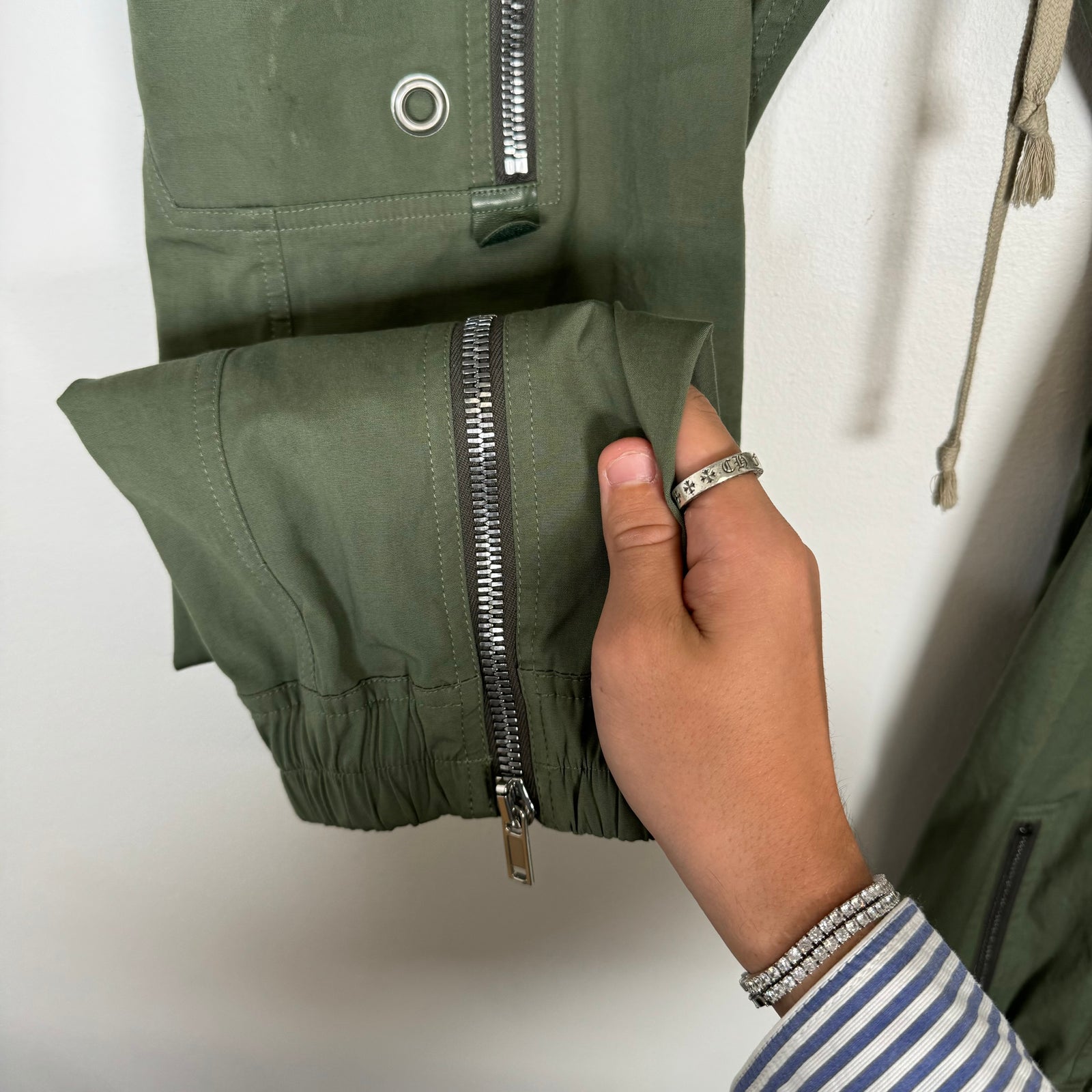 Rick Owens Moss Bauhaus Cargo Pants Size 36