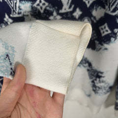 Louis Vuitton Monogram Bandana Intarsia Knit Crewneck Size S