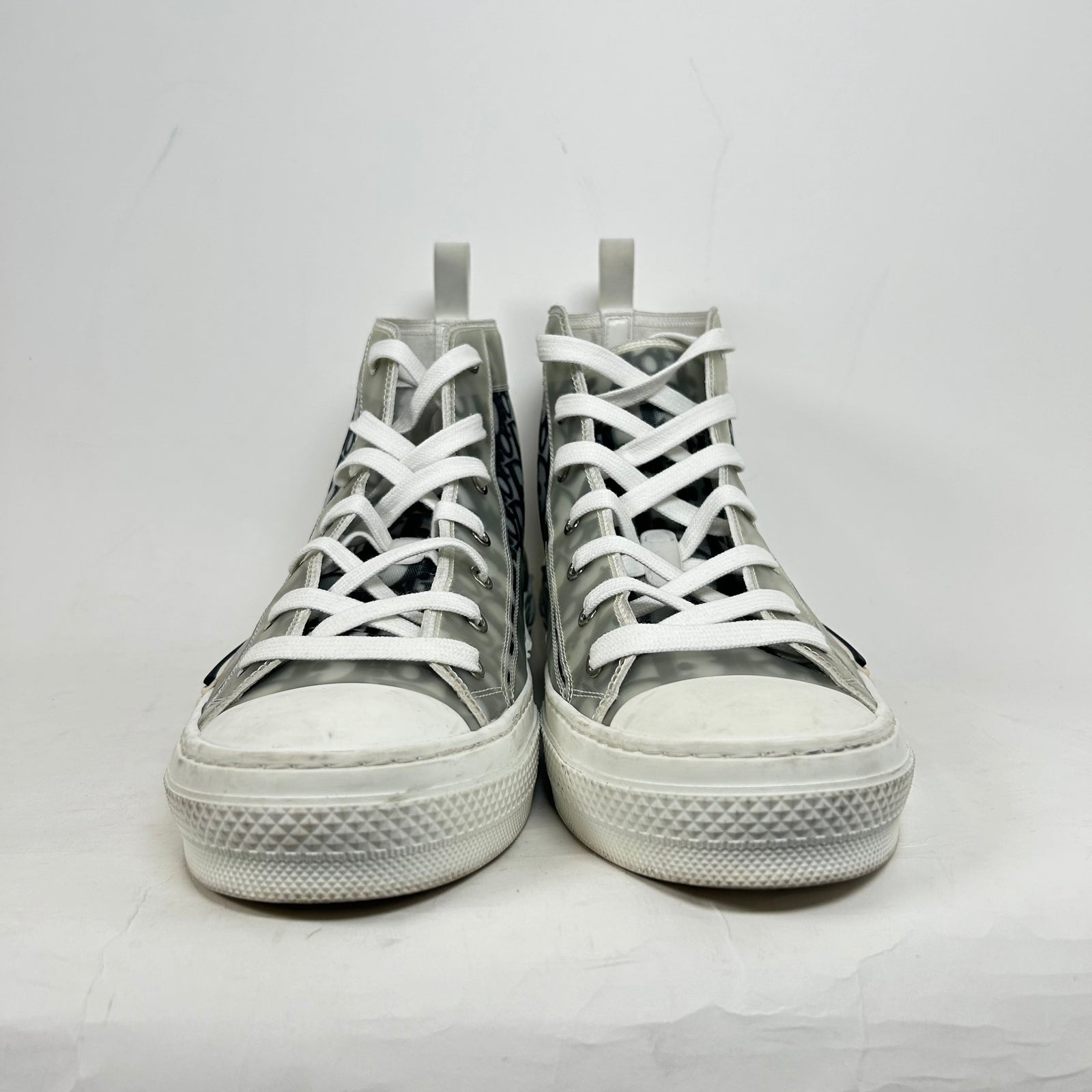 Dior B23 Black/White High Top Sneaker Size 44